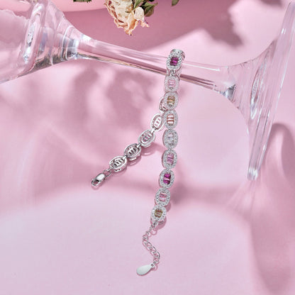 [Angela Jewelry]Exquisite Ornate Emerald Cut Daily Bracelet