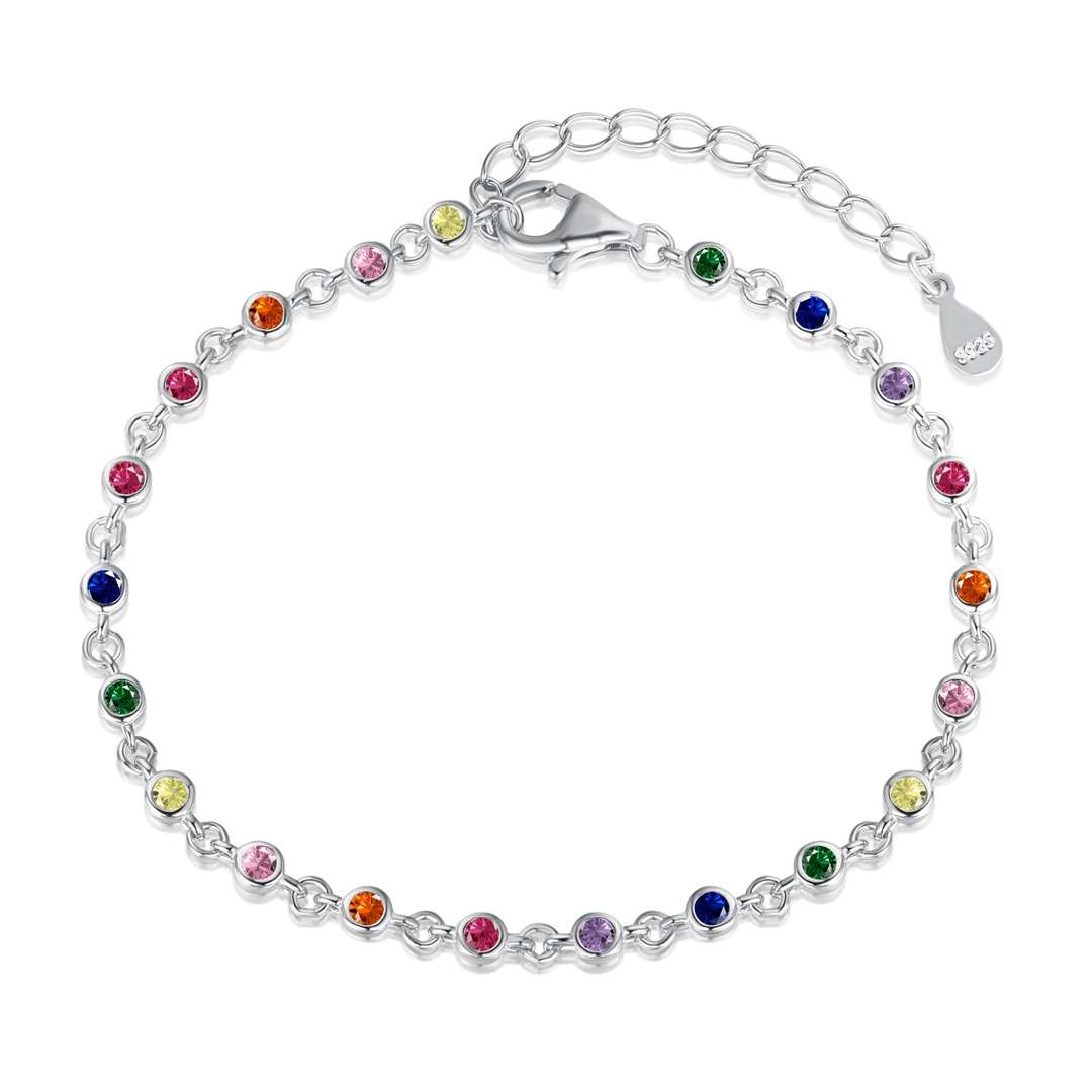 [Angela Jewelry]Colorful Bead Array Bracelet