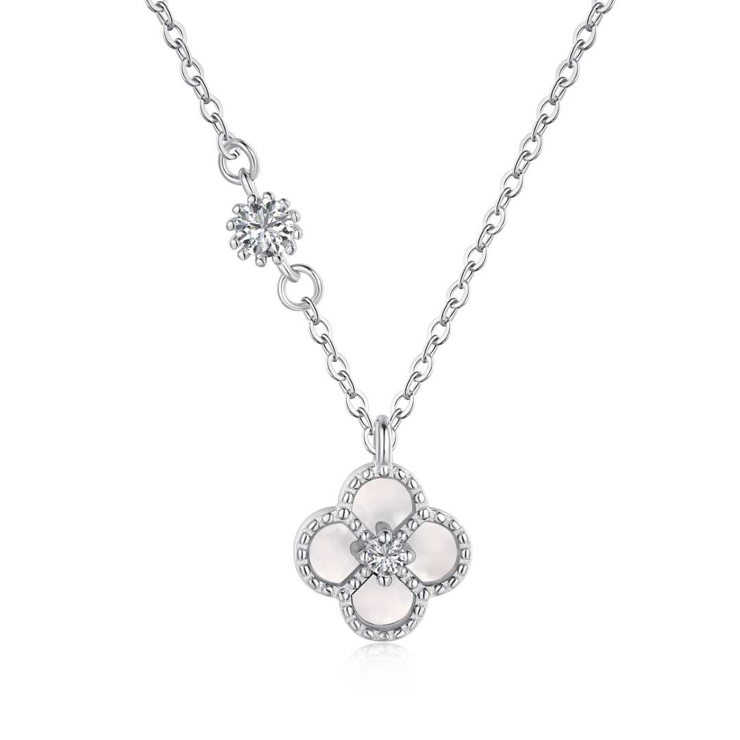 [Angela Jewelry]Delicate Flower Shape Necklace