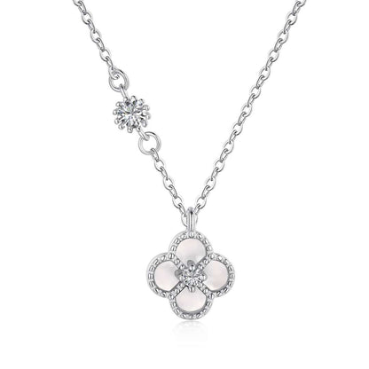 [Angela Jewelry]Delicate Flower Shape Necklace