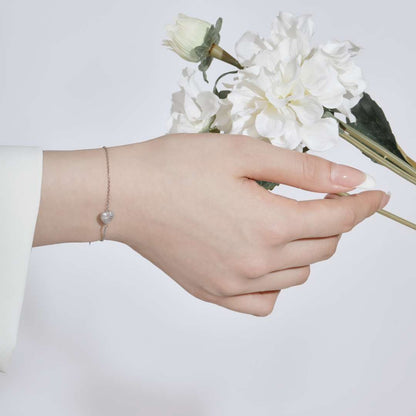 [Angela Jewelry]Heart-Shaped Gentle and Versatile Bracelet