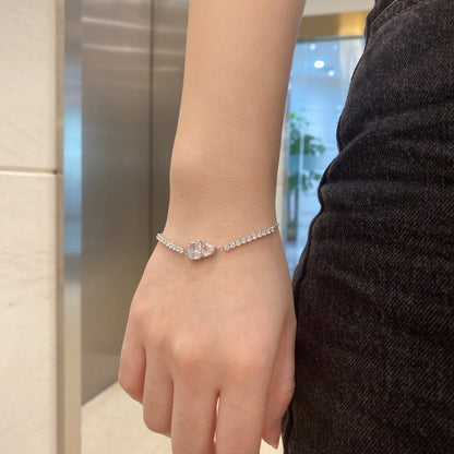 アンジェラジュエリー] まばゆいばかりのユニークなマルチシェイプのラバーブレスレット