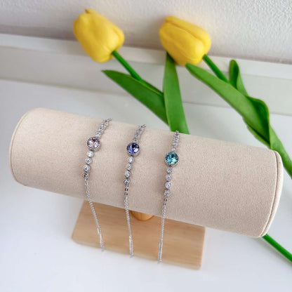 [Angela Jewelry]Luxurious Heart Of The Ocean Bracelet