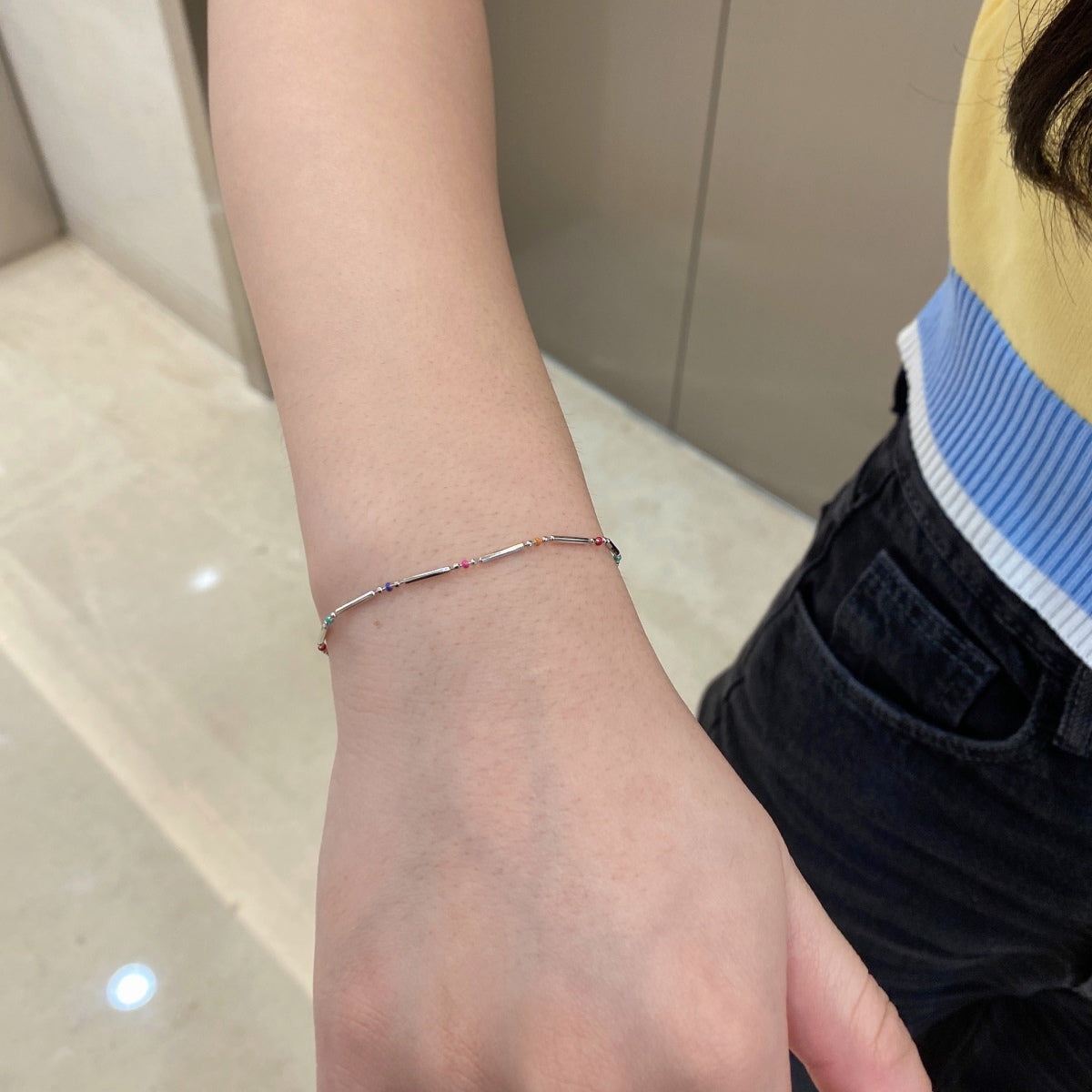 [Angela Jewelry]Unique Colorful Daily Bracelet