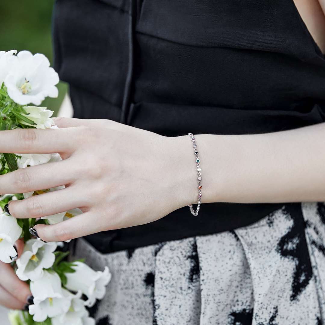[Angela Jewelry]Colorful Bead Array Bracelet