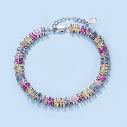 [Angela Jewelry]Sparkling Exquisite Multi Cut Party Bracelet