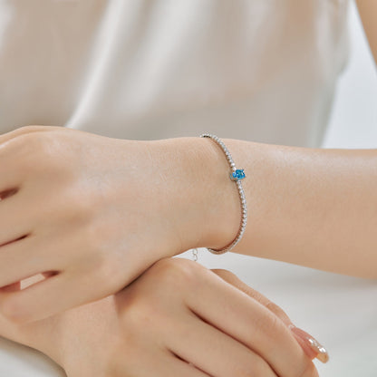 アンジェラジュエリー]0.75カラットの絶妙なオーバルカットデイリーブレスレット
