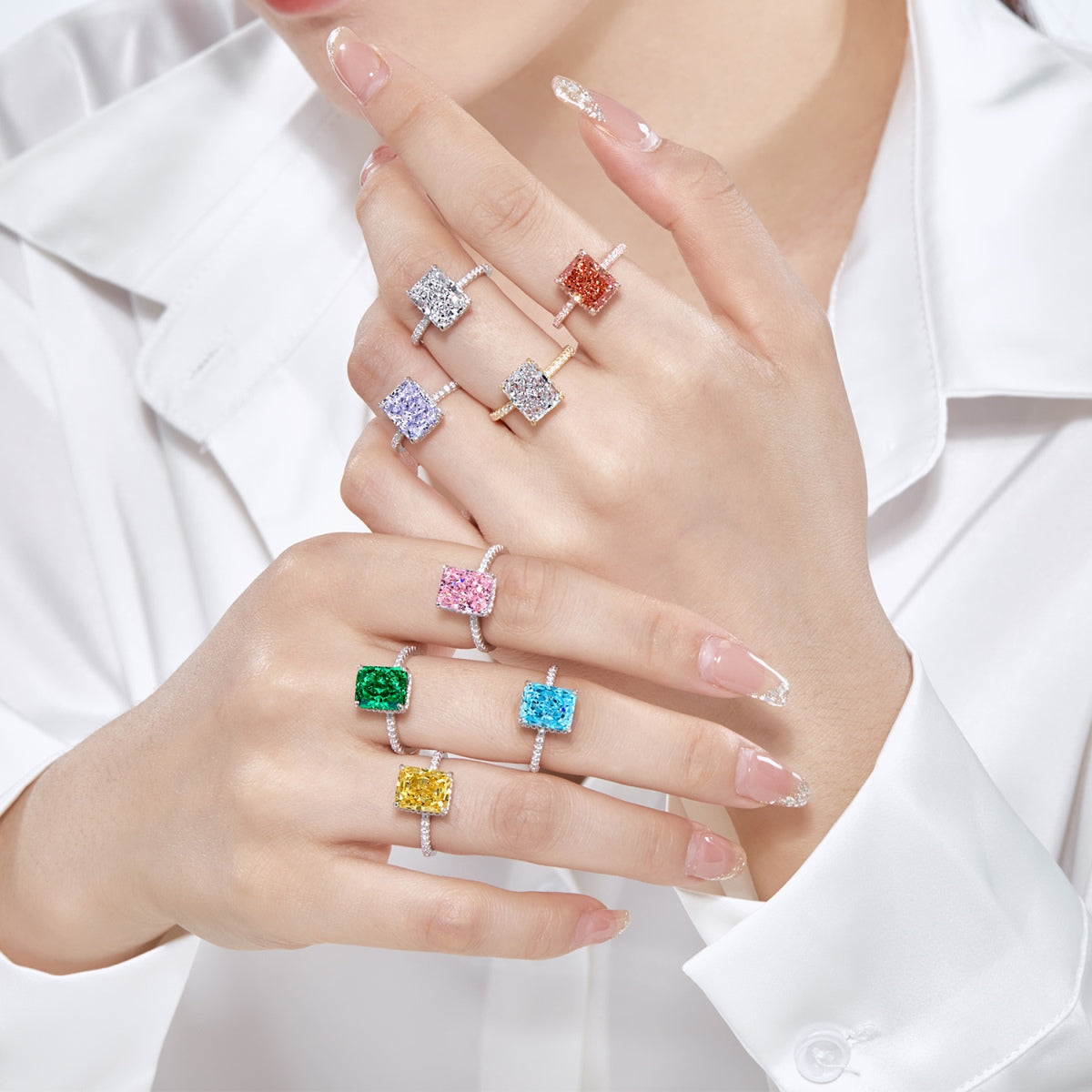[Angela Jewelry]4.0 Carat Luxurious Engagement Ring