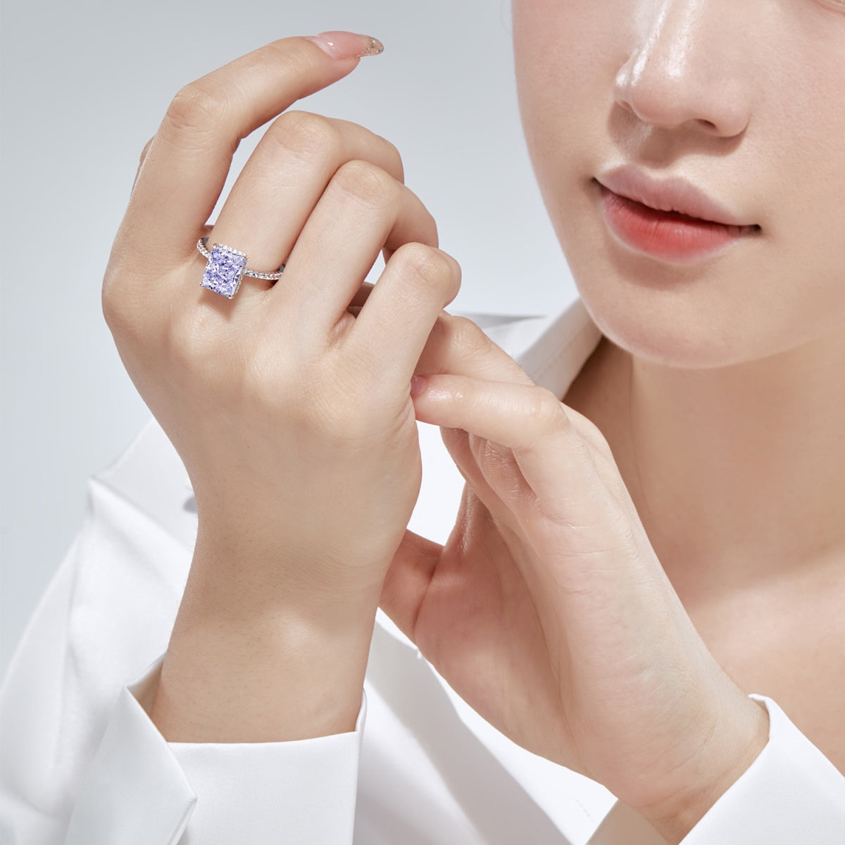 [Angela Jewelry]4.0 Carat Luxurious Engagement Ring
