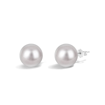 [Angela Jewelry]Delicate Pearl Earrings