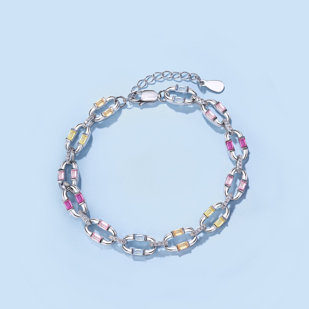 [Angela Jewelry]Dazzling Colorful Daily Bracelet