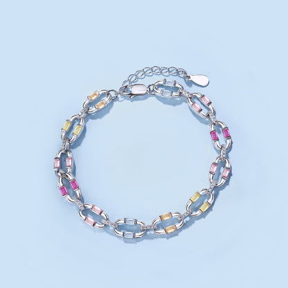 [Angela Jewelry]Dazzling Colorful Daily Bracelet