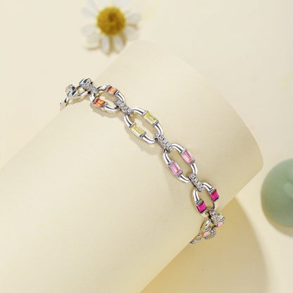 [Angela Jewelry]Dazzling Colorful Daily Bracelet