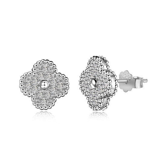 Angela Jewelry]Four Leaf Clover Fashion Earrings