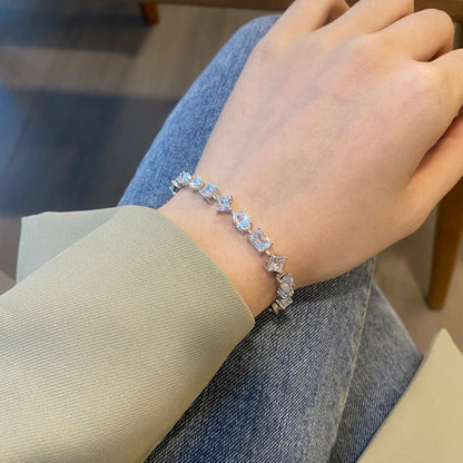 アンジェラジュエリー]ユニークで精巧なマルチカットデイリーブレスレット