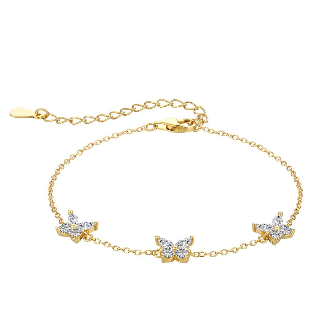 [Angela Jewelry]Radiant Butterfly Shape Necklace