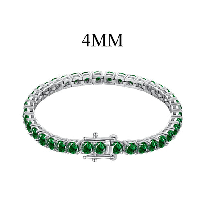 [Angela Jewelry]Radiant Colorful Round Cut Party Bracelet