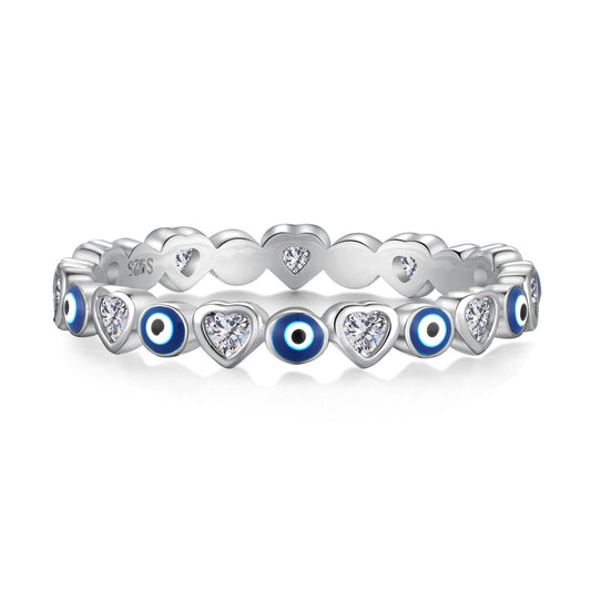 [Angela Jewelry]Radiant Colorful Round Shape Daily Ring