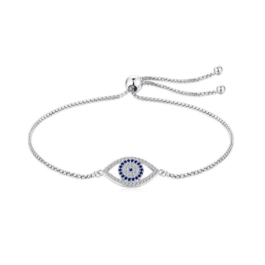 [Angela Jewelry]Dazzling Eye Shape Necklace