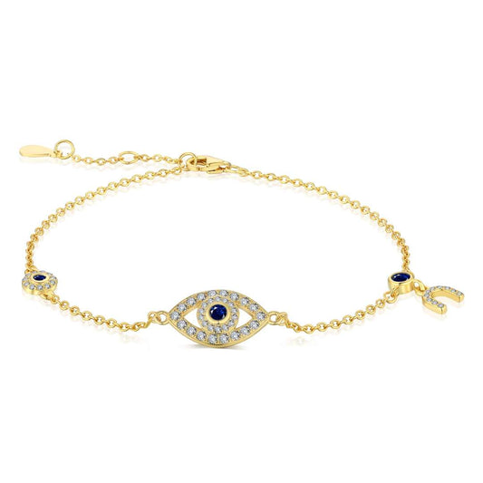 [Angela Jewelry]Dainty Eye Shape Necklace