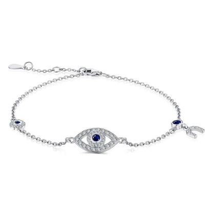 [Angela Jewelry]Dainty Eye Shape Necklace