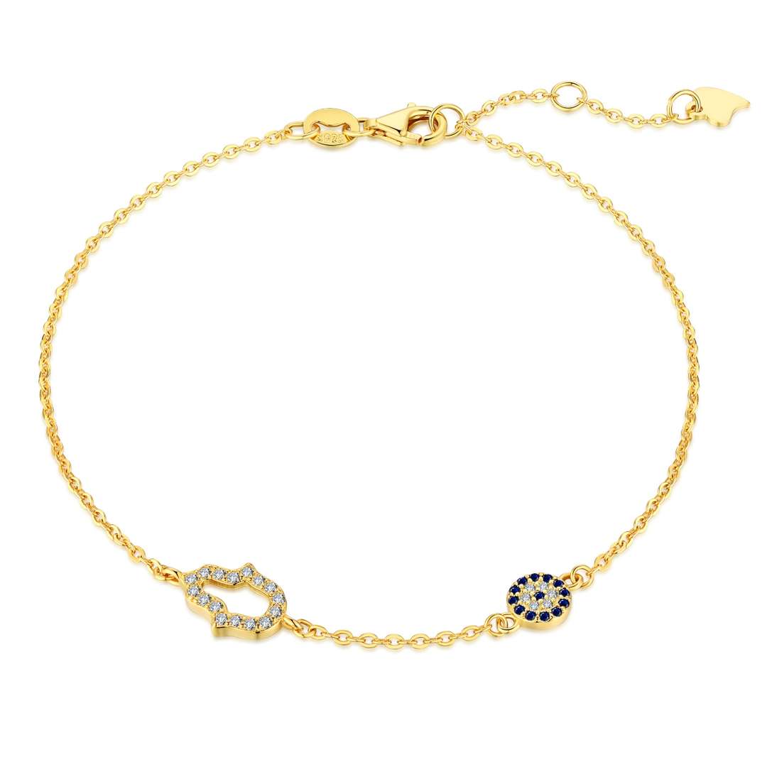 [Angela Jewelry]Gost Shape & Round Shape Necklace