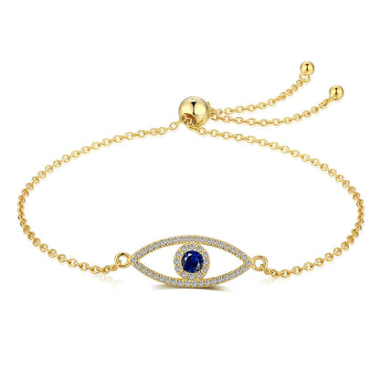[Angela Jewelry]Devil's Eye Hollow Design Bracelet