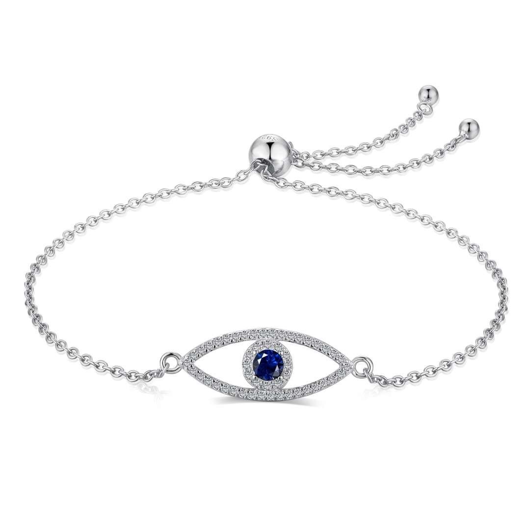 [Angela Jewelry]Devil's Eye Hollow Design Bracelet