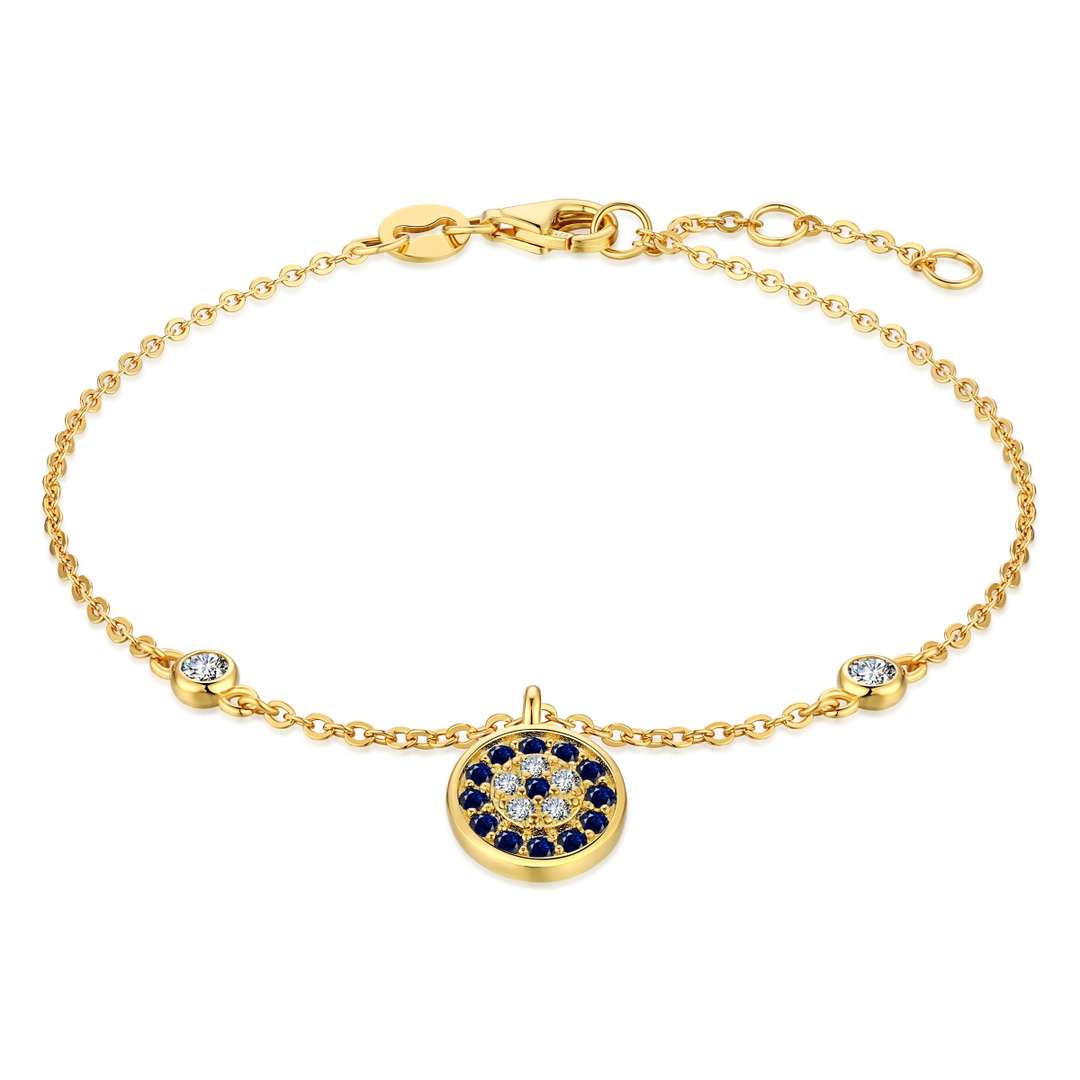 [Angela Jewelry]Devil's Eye Round Shape Bracelet