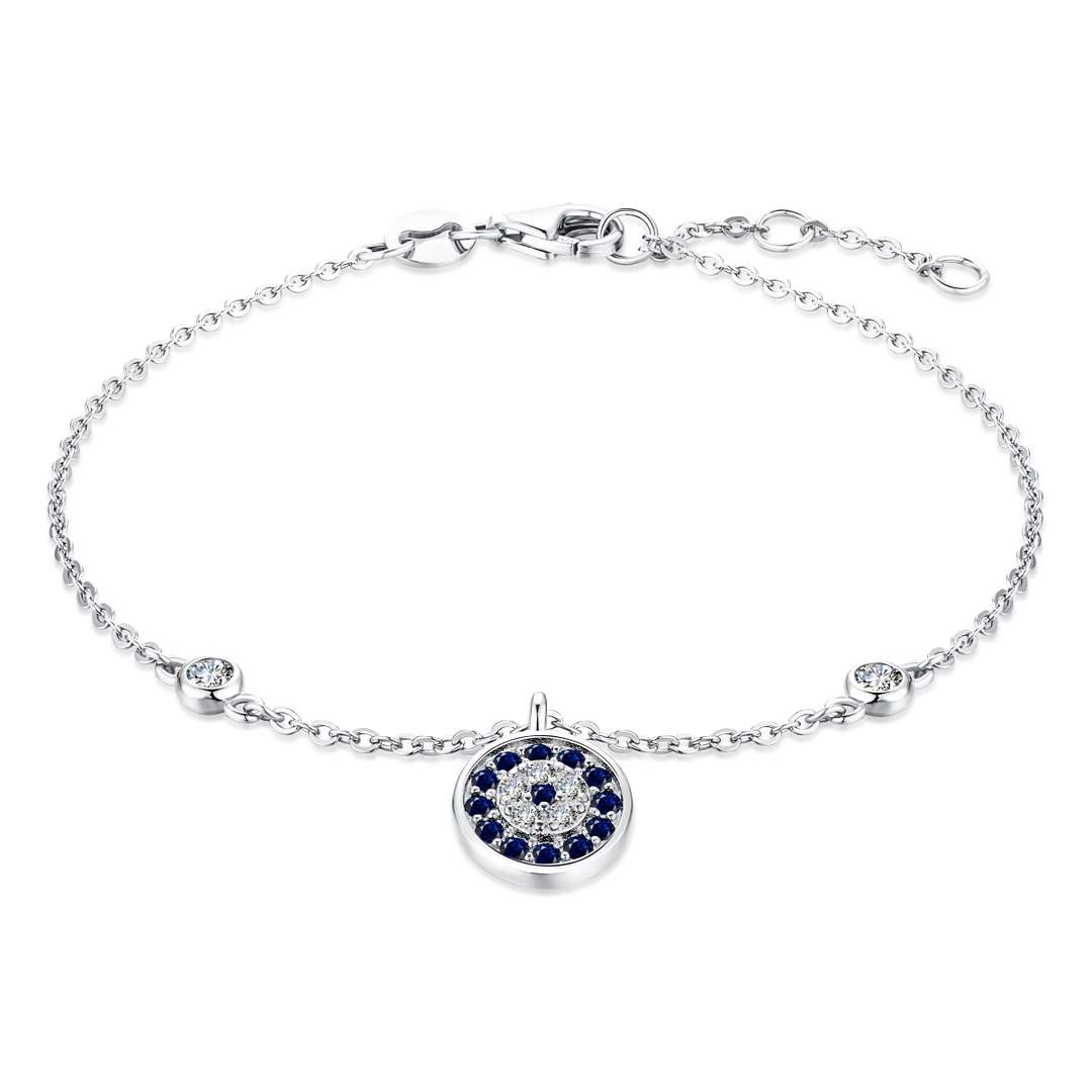 [Angela Jewelry]Devil's Eye Round Shape Bracelet
