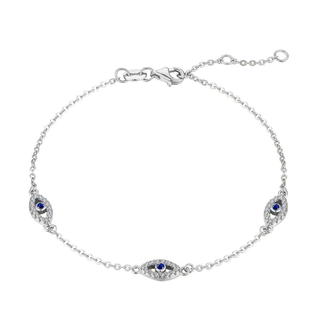 [Angela Jewelry]Evil Eye Shape Pendent Necklace