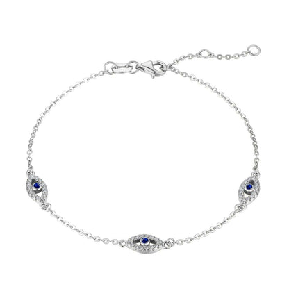 [Angela Jewelry]Evil Eye Shape Pendent Necklace