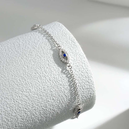 [Angela Jewelry]Evil Eye Shape Pendent Necklace