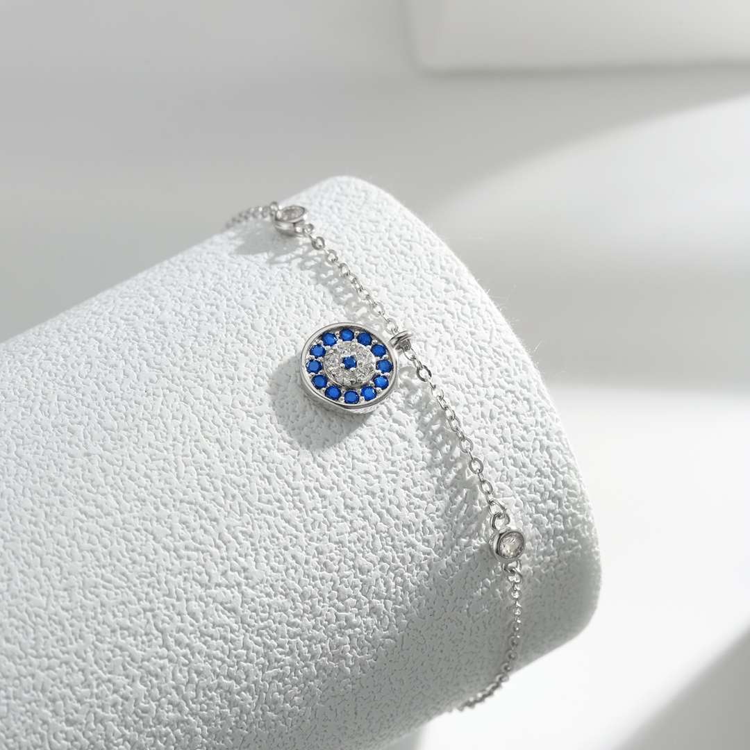 [Angela Jewelry]Devil's Eye Round Shape Bracelet