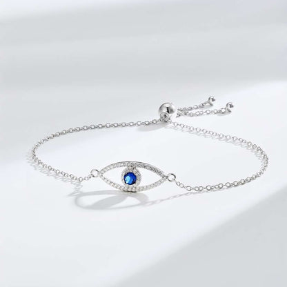 [Angela Jewelry]Devil's Eye Hollow Design Bracelet