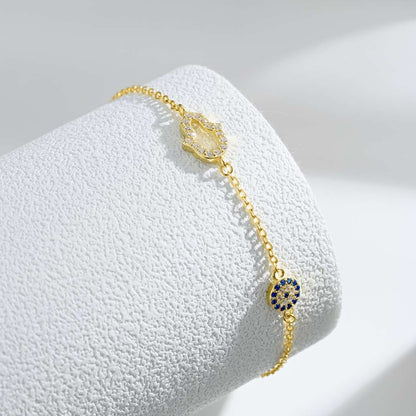 [Angela Jewelry]Gost Shape & Round Shape Necklace