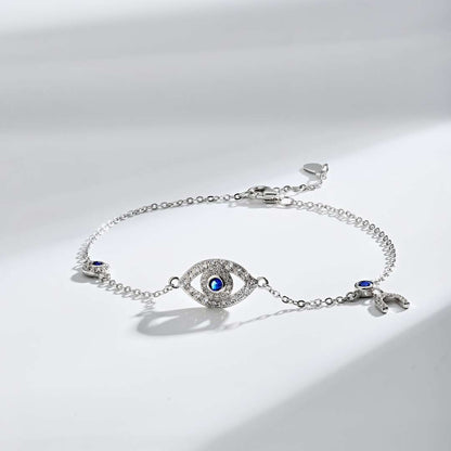 [Angela Jewelry]Dainty Eye Shape Necklace