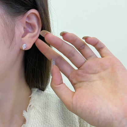 [Angela Jewelry]Ornate Water Drop Shape Earrings