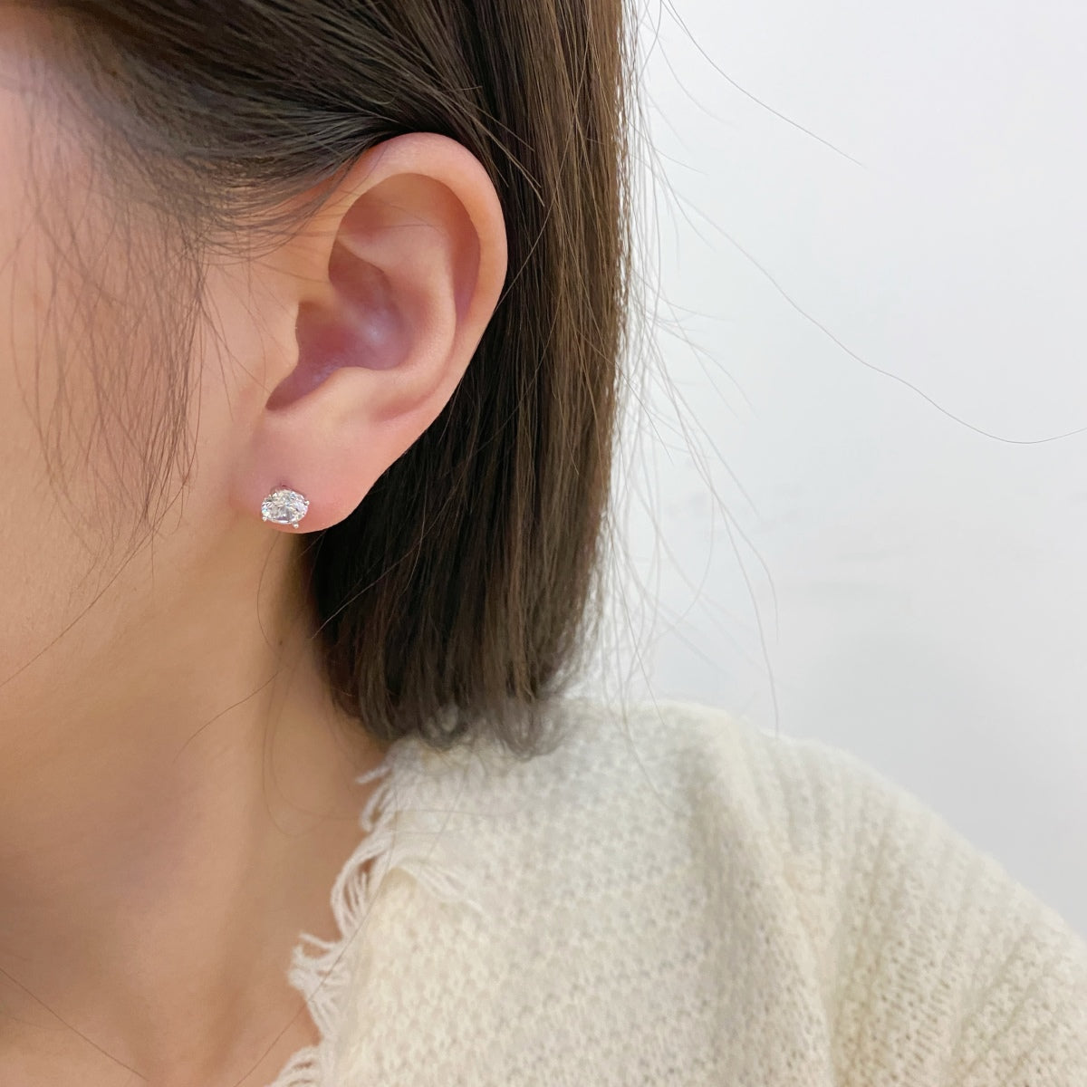 [Angela Jewelry]Unique Round Shape Earrings