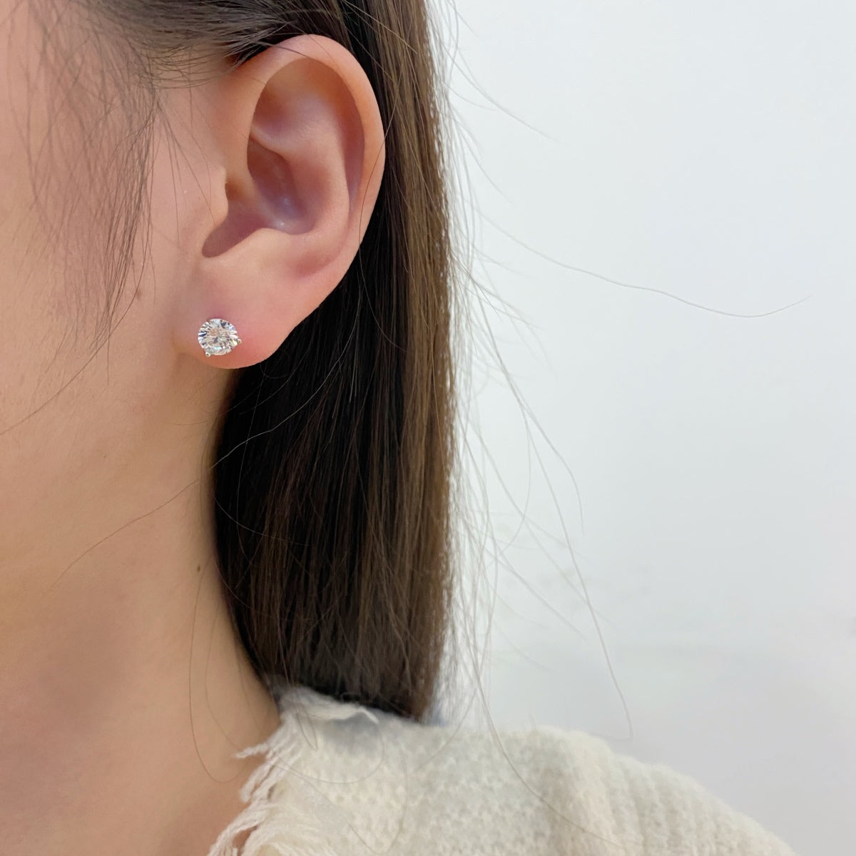 [Angela Jewelry]Dainty Round Shape Earrings