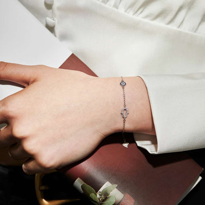 [Angela Jewelry]Gost Shape & Round Shape Necklace
