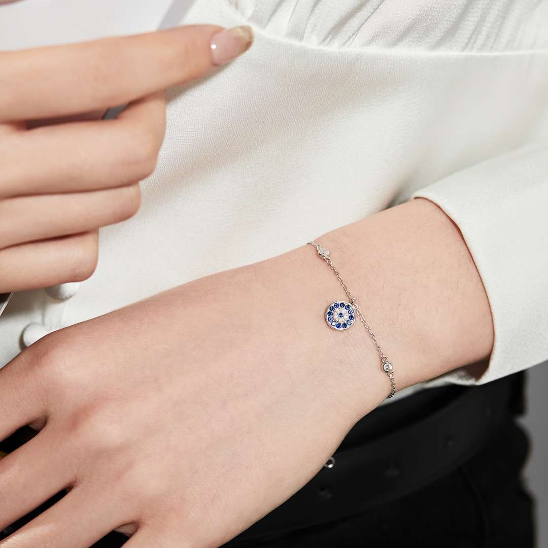 Angela Jewelry]Devil's Eye Round Shape Bracelet