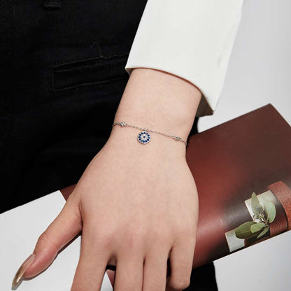 [Angela Jewelry]Devil's Eye Round Shape Bracelet