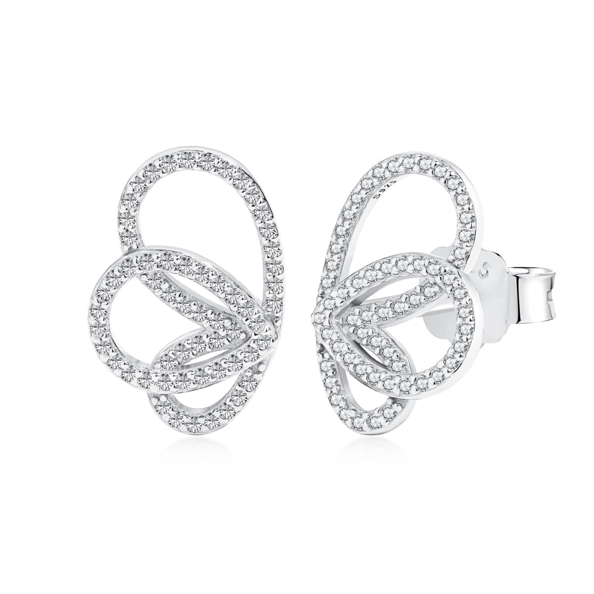[Angela Jewelry]Exquisite Butterfly Shape Earrings