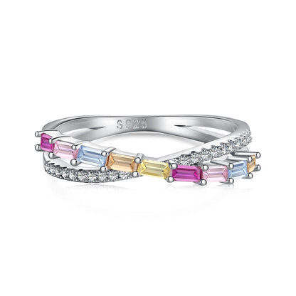 [Angela Jewelry]Energetic Elegant Radiant Cut Party Ring