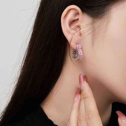 [Angela Jewelry]Radiant Heart Cutout Earrings
