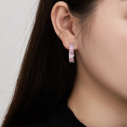 [Angela Jewelry]Radiant Heart Cutout Earrings
