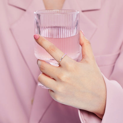 [Angela Jewelry]Lively In Shades Elegant Radiant Cut Daily Ring