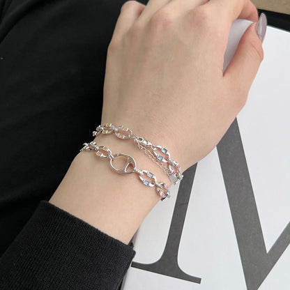 [Angela Jewelry]Dazzling Colorful Daily Bracelet
