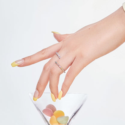 [Angela Jewelry]Dainty Ebullient Round Cut Daily Ring